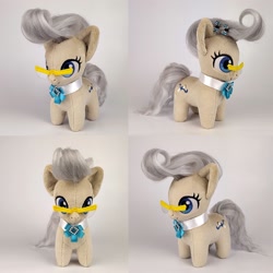 Size: 1000x1000 | Tagged: safe, artist:larsen toys, imported from derpibooru, mayor mare, earth pony, pony, chibi, craft, irl, photo, plushie, pony plushie, solo