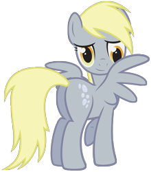 Size: 8787x10000 | Tagged: safe, artist:juniberries, imported from derpibooru, derpy hooves, pegasus, pony, .svg available, absurd resolution, butt, female, looking back, mare, plot, simple background, solo, transparent background, vector