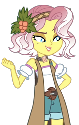 Size: 958x1505 | Tagged: safe, artist:ftvs-cm45, edit, edited screencap, imported from derpibooru, screencap, vignette valencia, equestria girls, equestria girls series, rollercoaster of friendship, background removed, flower, flower in hair, hand behind back, not a vector, simple background, solo, transparent background, vector