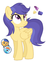 Size: 700x858 | Tagged: safe, artist:magicuniclaws, imported from derpibooru, oc, pegasus, pony, female, mare, offspring, parent:flash sentry, parent:rainbow dash, parents:flashdash, simple background, transparent background