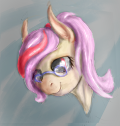 Size: 800x841 | Tagged: safe, artist:auntiefrost, derpibooru exclusive, imported from derpibooru, oc, oc only, oc:understudy, earth pony, pony, bust, female, simple background, solo
