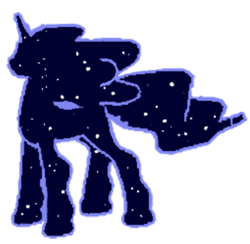 Size: 812x792 | Tagged: safe, artist:nitlynjane, imported from derpibooru, tantabus, pony, unicorn, do princesses dream of magic sheep, female, gameloft, gameloft interpretation, mare, simple background, solo, standing, transparent background