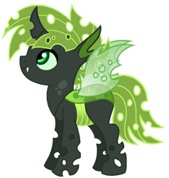 Size: 874x919 | Tagged: safe, artist:madlilon2051, imported from derpibooru, oc, oc only, oc:prince mantis, changeling, base used, changeling oc, female, green changeling, male, mare, offspring, parent:queen chrysalis, simple background, smiling, solo, transparent background