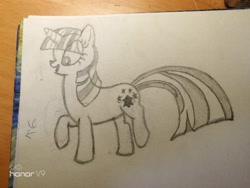 Size: 3968x2976 | Tagged: safe, imported from derpibooru, twilight sparkle, pony, unicorn, female, high res, mare, solo, traditional art, unicorn twilight