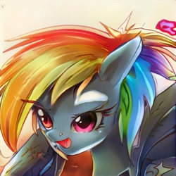 Size: 1024x1024 | Tagged: safe, imported from derpibooru, pegasus, pony, ai content, ai generated, generator:thisponydoesnotexist, not rainbow dash, simple background, solo