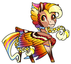 Size: 2379x2122 | Tagged: safe, artist:oneiria-fylakas, imported from derpibooru, oc, oc only, oc:zapp trail, pegasus, pony, chibi, high res, rainbow power, simple background, solo, transparent background