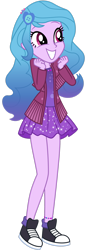 Size: 1024x3000 | Tagged: safe, artist:emeraldblast63, imported from derpibooru, izzy moonbow, equestria girls, clothes, converse, dress, equestria girls-ified, female, g5, g5 to equestria girls, my little pony: a new generation, shoes, skirt