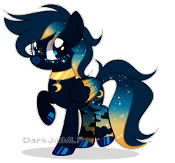 Size: 2208x2048 | Tagged: safe, artist:darkjillmlp123, imported from derpibooru, oc, oc only, oc:cosmic tree, pegasus, pony, coat markings, collar, colored hooves, crescent moon, facial markings, female, freckles, high res, looking at you, mare, moon, raised hoof, simple background, smiling, smiling at you, snip (coat marking), solo, starry legs, starry mane, starry tail, tail, transparent background