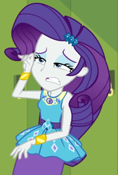 Size: 457x682 | Tagged: safe, imported from derpibooru, screencap, rarity, equestria girls, equestria girls series, holidays unwrapped, spoiler:eqg series (season 2), cropped, female, geode of shielding, magical geodes, o come all ye squashful, solo