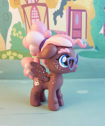 Size: 712x850 | Tagged: safe, artist:krowzivitch, imported from derpibooru, oc, oc only, oc:peppermint patty, pegasus, pony, female, figurine, glasses, irl, mare, photo, solo