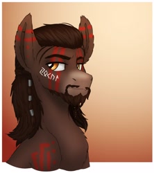 Size: 2804x3152 | Tagged: safe, artist:zahsart, imported from derpibooru, oc, oc only, oc:jokul, earth pony, pony, facial hair, high res, solo