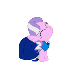 Size: 1280x1281 | Tagged: safe, artist:chanyhuman, imported from derpibooru, diamond tiara, earth pony, pony, aquamarine (steven universe), clothes, cosplay, costume, cute, deviantart, female, filly, foal, simple background, solo, steven universe, steven universe future, transparent background, vector