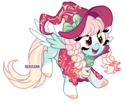 Size: 4140x3392 | Tagged: safe, artist:herusann, imported from derpibooru, oc, oc only, pegasus, pony, base used, colored wings, eyelashes, female, hat, hoof polish, mare, pegasus oc, simple background, smiling, transparent background, two toned wings, wings, witch hat