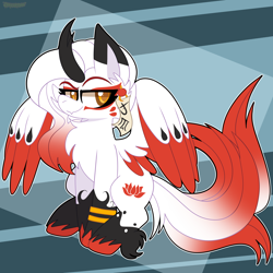 Size: 2000x2000 | Tagged: safe, artist:saveraedae, imported from derpibooru, alicorn, original species, pony, bracelet, female, high res, jewelry, kitsune, kitsune pony, looking at you, mare, solo, unshorn fetlocks