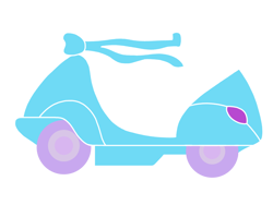 Size: 1024x768 | Tagged: safe, artist:dartielarkie, imported from derpibooru, scooter sprite, cutie mark, cutie mark only, g3, no pony, scooter, simple background, transparent background, vector, vehicle