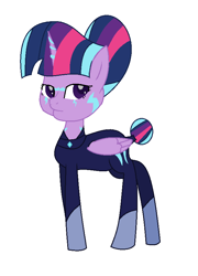 Size: 606x844 | Tagged: safe, artist:sunmint234, imported from derpibooru, twilight sparkle, alicorn, pony, comic:the storm kingdom, my little pony: the movie, alternate design, alternate timeline, alternate universe, clothes, crystal, cutie mark, dress, eye, eyes, female, movie, outfit, pink, princess, purple, shoes, simple background, suit, thunder, twilight sparkle (alicorn), white background