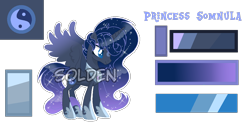 Size: 1154x570 | Tagged: safe, artist:just-silvushka, imported from derpibooru, oc, alicorn, pony, alicorn oc, base used, ethereal mane, hoof shoes, horn, male, offspring, parent:king sombra, parent:princess luna, parents:lumbra, simple background, smiling, solo, stallion, starry mane, transparent background, wings