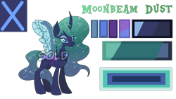 Size: 1065x600 | Tagged: safe, artist:just-silvushka, imported from derpibooru, oc, oc only, oc:moonbeam, changepony, hybrid, pony, base used, ethereal mane, interspecies offspring, magical lesbian spawn, offspring, parent:princess luna, parent:queen chrysalis, parents:chrysaluna, simple background, smiling, solo, starry mane, transparent background