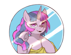 Size: 2000x1539 | Tagged: safe, artist:cold-blooded-twilight, imported from derpibooru, twilight sparkle, pony, unicorn, cold blooded twilight, alternate hairstyle, braid, fangs, female, frog (hoof), looking at you, mare, mirror, open mouth, open smile, simple background, smiling, smiling at you, solo, transparent background, underhoof, unicorn twilight