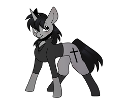 Size: 2529x2048 | Tagged: safe, artist:ruchiyoto, imported from derpibooru, oc, oc only, oc:black cross, pony, unicorn, derpibooru community collaboration, 2022 community collab, boots, clothes, high res, jacket, male, shoes, simple background, solo, transparent background