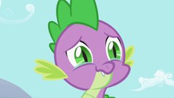 Size: 1280x720 | Tagged: safe, imported from derpibooru, screencap, spike, dragon, season 2, secret of my excess, crying, implied rarity, male, smiling, solo, spikey wikey, tears of joy, teary eyes