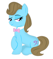 Size: 1875x2062 | Tagged: safe, artist:the smiling pony, imported from derpibooru, beauty brass, earth pony, pony, .svg available, bowtie, dreamworks face, female, lidded eyes, looking at you, mare, simple background, smiling, smiling at you, solo, svg, transparent background, vector