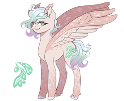 Size: 1280x1051 | Tagged: safe, artist:brot-art, imported from derpibooru, oc, oc only, pegasus, pony, concave belly, female, mare, pegasus oc, simple background, slim, smiling, thin, transparent background, wings