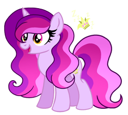 Size: 1399x1259 | Tagged: safe, artist:madlilon2051, imported from derpibooru, oc, oc only, pony, unicorn, base used, eyelashes, female, horn, mare, offspring, open mouth, parent:princess cadance, parent:shining armor, parents:shiningcadance, simple background, smiling, solo, transparent background, unicorn oc