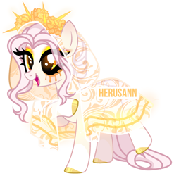 Size: 2200x2226 | Tagged: safe, artist:herusann, imported from derpibooru, oc, oc only, earth pony, pony, base used, eyelashes, high res, hoof polish, makeup, raised hoof, simple background, smiling, solo, white background