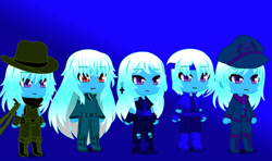 Size: 1280x759 | Tagged: safe, artist:rubyfan1234, imported from derpibooru, trixie, equestria girls, chibi, gacha