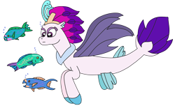 Size: 2763x1715 | Tagged: safe, artist:supahdonarudo, imported from derpibooru, queen novo, fish, seapony (g4), series:novoember, my little pony: the movie, simple background, transparent background