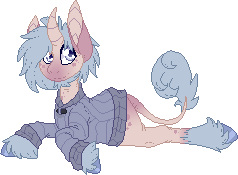 Size: 238x175 | Tagged: safe, artist:velnyx, imported from derpibooru, oc, oc:silver stitch, unicorn, chibi, lying down, pixel art, prone, simple background, solo, white background