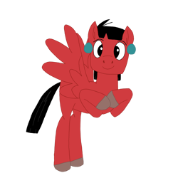 Size: 1280x1281 | Tagged: safe, artist:chanyhuman, imported from derpibooru, pegasus, pony, disney, disney prince, emperor, kuzco, male, ponified, simple background, solo, the emperor's new groove, transparent background, vector