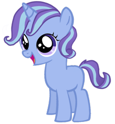 Size: 1114x1200 | Tagged: safe, artist:nitlynjane, imported from derpibooru, oc, unnamed oc, female, filly, foal, magical lesbian spawn, offspring, parent:starlight glimmer, parent:trixie, parents:startrix, simple background, startrix, transparent background