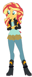 Size: 2777x6551 | Tagged: safe, artist:gmaplay, imported from derpibooru, sunset shimmer, equestria girls, friendship games, boots, shoes, simple background, solo, transparent background