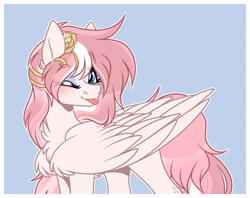 Size: 1594x1263 | Tagged: safe, artist:krypticquartz, imported from derpibooru, oc, oc only, pegasus, pony, female, mare, solo, tongue out