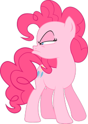 Size: 1877x2629 | Tagged: safe, artist:kehrminator, imported from derpibooru, pinkie pie, earth pony, pony, season 5, the cutie map, angry, female, simple background, transparent background, vector