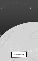 Size: 800x1280 | Tagged: safe, artist:egophiliac, imported from derpibooru, moonstuck, grayscale, monochrome, moon, no pony