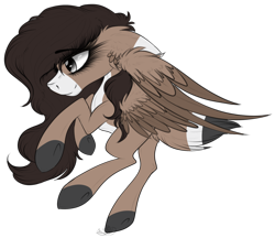Size: 2478x2141 | Tagged: safe, artist:beamybutt, imported from derpibooru, oc, oc only, pegasus, pony, colored hooves, ear fluff, female, high res, mare, rearing, simple background, solo, transparent background, wings