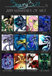 Size: 2496x3600 | Tagged: safe, artist:beamybutt, imported from derpibooru, princess luna, queen chrysalis, oc, oc:moonbeam, changeling, changeling queen, pony, ear fluff, female, high res