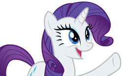 Size: 8873x5554 | Tagged: safe, artist:andoanimalia, imported from derpibooru, rarity, pony, unicorn, dragon dropped, absurd resolution, eyeshadow, female, makeup, mare, open mouth, simple background, smiling, solo, transparent background, vector