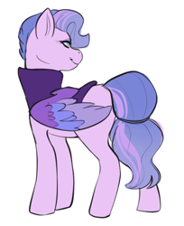 Size: 640x786 | Tagged: safe, artist:swamphoof, imported from derpibooru, queen haven, pegasus, pony, spoiler:my little pony: a new generation, butt, female, g5, havenbutt, mare, my little pony: a new generation, plot, solo