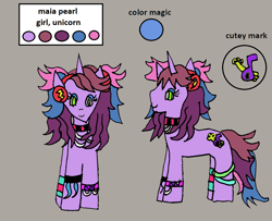 Size: 1194x970 | Tagged: safe, artist:ask-luciavampire, imported from derpibooru, oc, pony, unicorn, ask ponys gamer club, profile