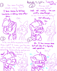 Size: 4779x6013 | Tagged: safe, artist:adorkabletwilightandfriends, imported from derpibooru, spike, twilight sparkle, alicorn, dragon, pony, comic:adorkable twilight and friends, adorkable, adorkable twilight, apology, comic, common sense, conversation, cute, dating, dork, expressions, female, humor, lip bite, logic, love, male, mare, nervous, owned, relationship, relationships, slice of life, sweat, sweatdrops, twilight sparkle (alicorn)