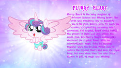 Size: 1280x719 | Tagged: safe, artist:andoanimalia, imported from derpibooru, princess flurry heart, alicorn, pony, baby, baby pony, bio, cute, diaper, female, flurrybetes, flying, looking at you, vector, wings