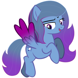 Size: 8000x8000 | Tagged: safe, artist:laszlvfx, imported from derpibooru, oc, oc only, oc:frosty flake, pegasus, pony, absurd resolution, colored wings, female, flying, gradient wings, mare, open mouth, open smile, pegasus oc, simple background, smiling, solo, spread wings, transparent background, wings