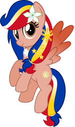 Size: 1889x3175 | Tagged: safe, artist:jhayarr23, imported from derpibooru, oc, oc only, oc:pearl shine, pegasus, pony, flying, looking at you, nation ponies, philippines, ponified, simple background, solo, transparent background