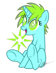 Size: 4000x5233 | Tagged: safe, artist:kaitykat117, imported from derpibooru, oc, oc only, oc:mythic vision(kaitykat), pony, unicorn, absurd resolution, base used, blind, cute, disabled, female, horn, mare, ocbetes, open mouth, open smile, simple background, sitting, smiling, solo, transparent background, unicorn oc, vector, weapons-grade cute