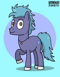 Size: 1018x1312 | Tagged: safe, artist:gradiusfanatic, imported from derpibooru, oc, oc only, oc:strenshoe starry, earth pony, pony, earth pony oc, male, solo