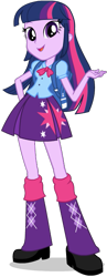 Size: 265x683 | Tagged: safe, imported from twibooru, twilight sparkle, equestria girls, backpack, become an equestria girl, boots, bowtie, clothes, eqg promo pose set, flash game, image, official, official art, png, shoes, simple background, skirt, smiling, solo, transparent background